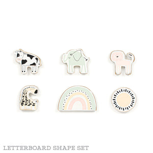 Baby Animal Crackers Wood Shapes Set