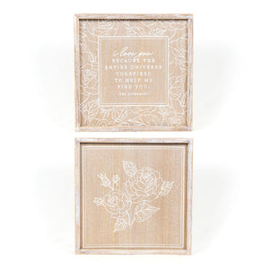 14" Reversible Wood Frame Sign - FIND Quote