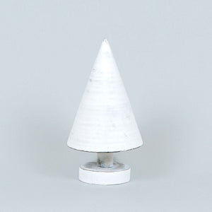 Wood Christmas Tree Cutout - White Winter Wishes