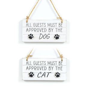 Reversible Guest Wood Tile - Dog & Cat Approved