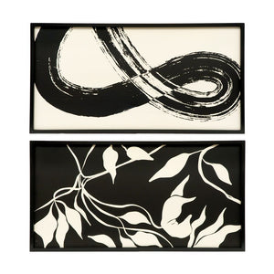 24x47 Reversible Wood Frame Sign - &/LEAVES Design