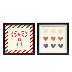 10x10 Reversible Wood Sign - Candy Cane Lane Collection