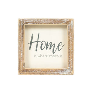 HOME Wood Frame Sign - Mothers Day Decor