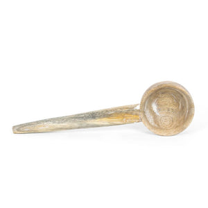 Mango Wood Ladle - White Sundara Collection