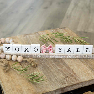 16" XOXO Yall Multicolor Wood Ledgie Kit
