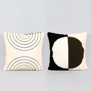16x16 Reversible Pillow - Multicolor Circles