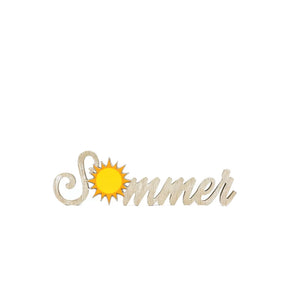 Summer sun wood cut our 13x4x1