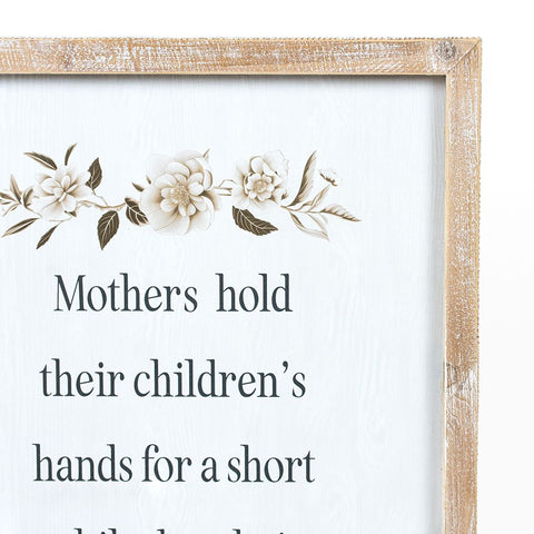 14" x 19" Reversible Mom Quotes/Forever Wood Frame Sign - Multicolor |