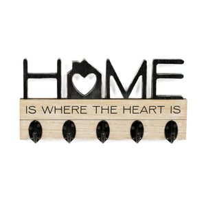 HOME Wood Hookboard - Natural & Black