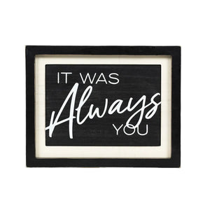 13x10x1.5 Love/Always Reversible Wall Deco