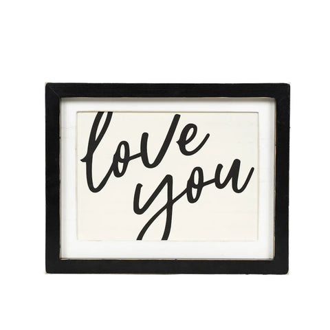 13x10x1.5 Love/Always Reversible Wall Deco