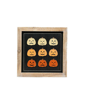 10x10 Reversible Pumpkin Wood Sign