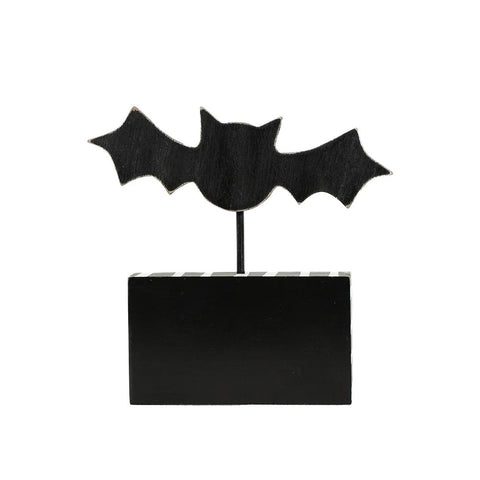 7" x 7" Wood Bat on Stand Sign (WANNA NECK?) - Multicolor