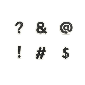 Wood Letterboard Symbol Shapes - Set of 6