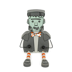 Frankie Reversible Halloween Wood Decor