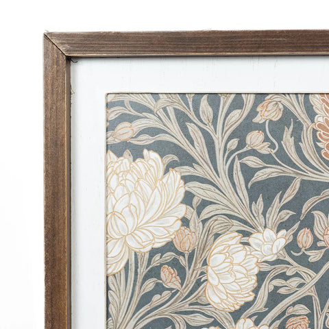 24" x 24" Reversible Large Floral Wood Wall Art - Multicolor