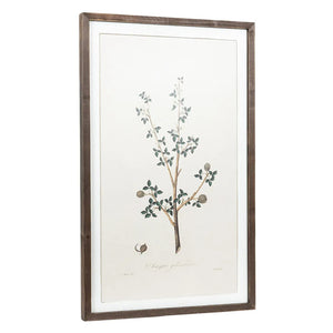 20" x 33" Reversible Large Botanical Wood Wall Art - Multicolor