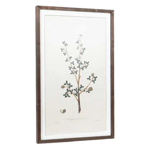 20" x 33" Reversible Large Botanical Wood Wall Art - Multicolor