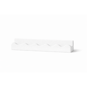 12" Wavy Ledgie-White