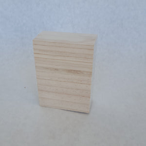 Block - 3" x 4" Wood