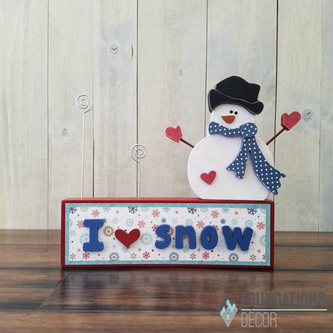 Winter Snowman with Arms