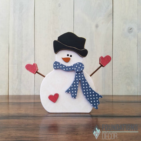 Winter Snowman with Arms