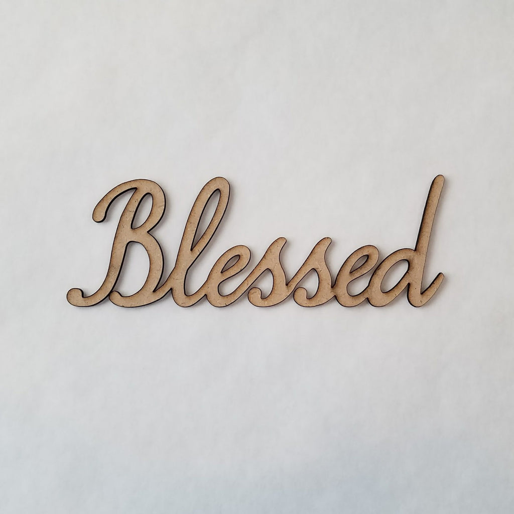 "Blessed" - smooth font