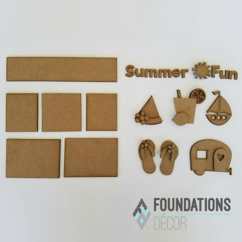 Summer Fun Shadow Box Kit