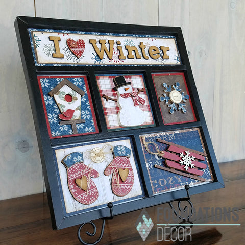 I 'heart' Winter Shadow Box Kit