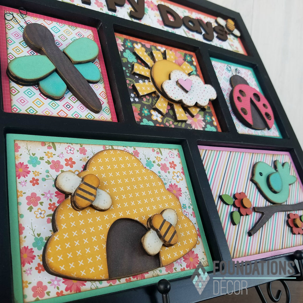 12 Days of Projects – Day 6 Shadow Box – p.s. bonjour