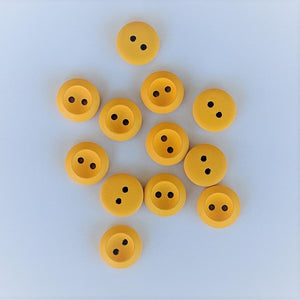 Buttons - Yellow, 12 Small