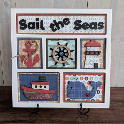 Sail the Seas Shadow Box Kit