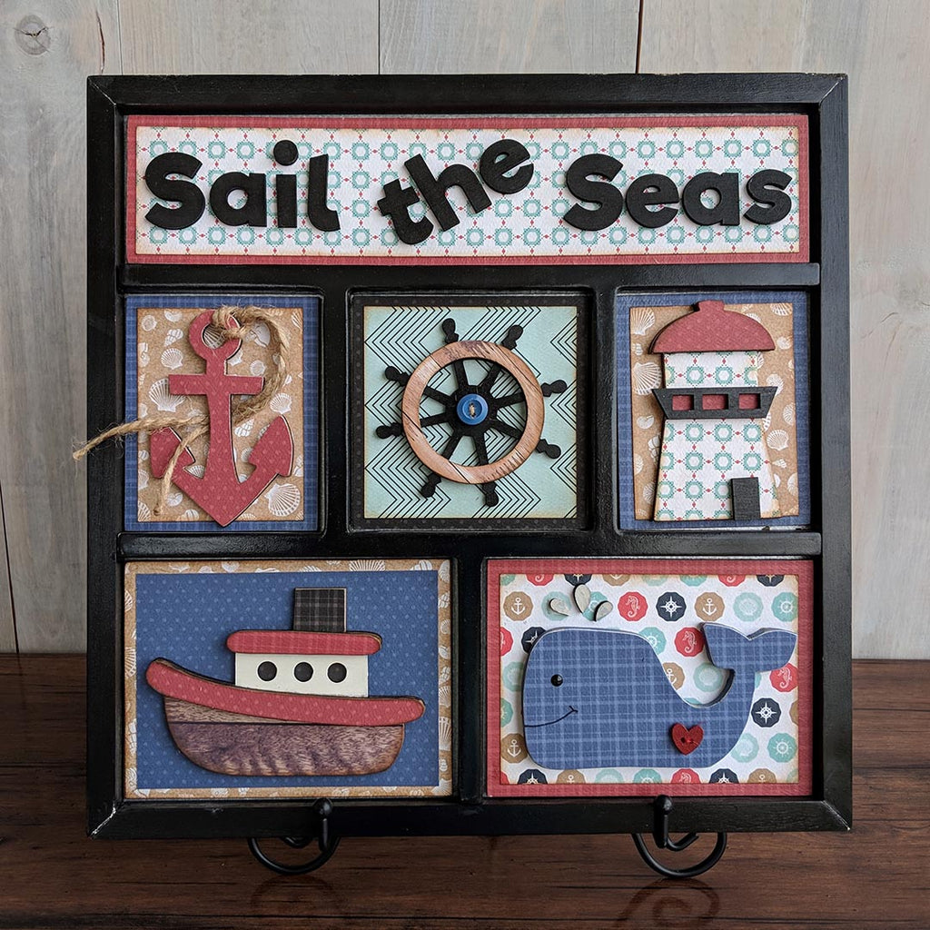 Sail the Seas Shadow Box Kit