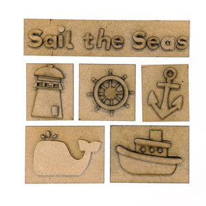 Sail the Seas Shadow Box Kit