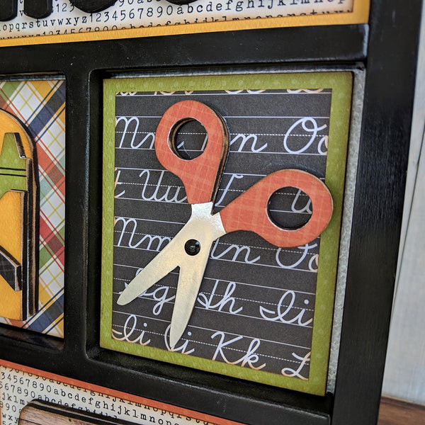 School Shadow Box Kit Foundations Decor