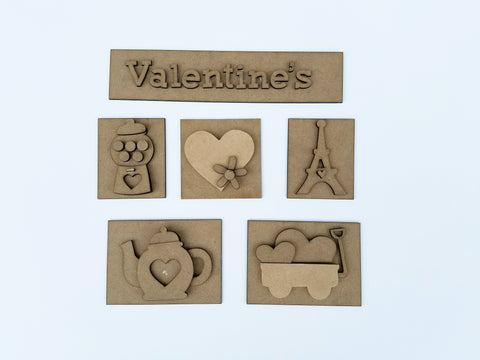 Valentine's Shadow Box Kit