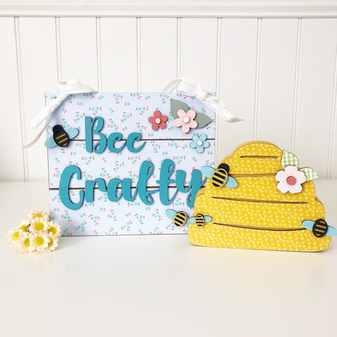 Cute Sign - Bee Crafty