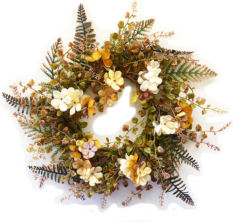 Floral Fern Wreath
