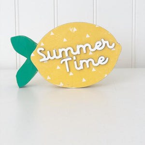 Block Words - Summer Lemon