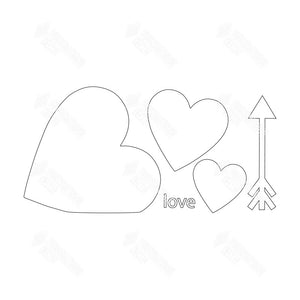 SVG File - Hearts