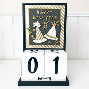 Block Countdown - January / Happy New Year