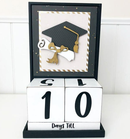 Block Countdown - Graduation