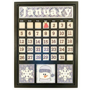 Magnetic Calendar - January