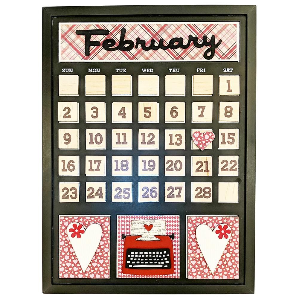 Magnetic Calendar - February