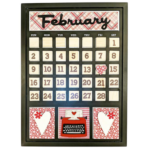 Magnetic Calendar - February
