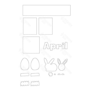 SVG - April Calendar