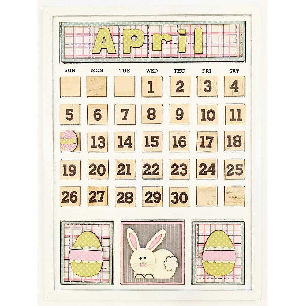 Magnetic Calendar - April – Foundations Decor Magnetic Calendar - April – Foundations Decor