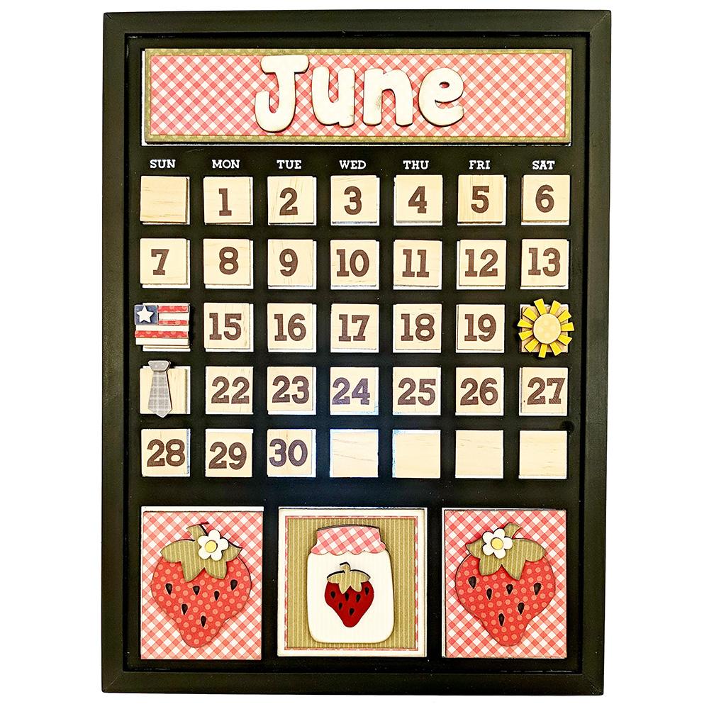 Magnetic Calendar - June – Foundations Decor Magnetic Calendar - June – Foundations Decor