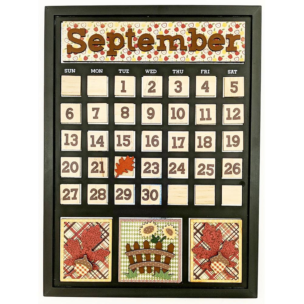 Magnetic Calendar September Foundations Decor