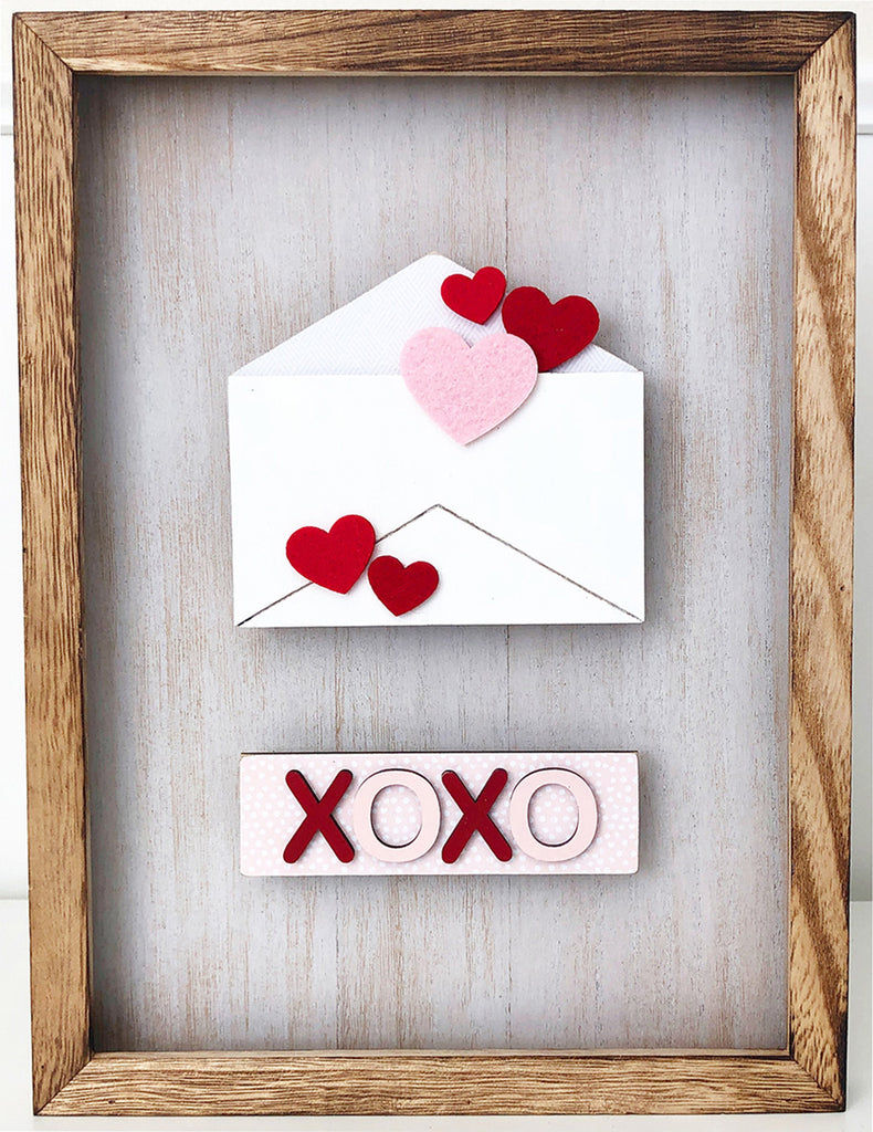 XOXO . metal letters . XO/hugs and kisses . tin letters . free standin –  The Lonely Heart Co